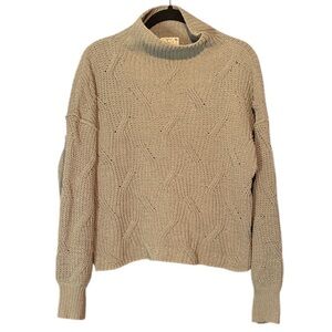 🌻 Poof Apparel Sage Green Mock Neck Sweater